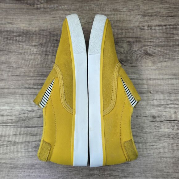 Nike SB Zoom Verona Slip Premium Men\'s Sz 8.5 Yellow Suede Sneakers (DM4424-700)